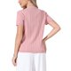 thumbnail image 3 of INSPIRE CHIC Blusas de Ojal para Mujer de Verano Cuello en V Manga Corta Tejido Camisas Abotonadas S Rosa, 3 of 6