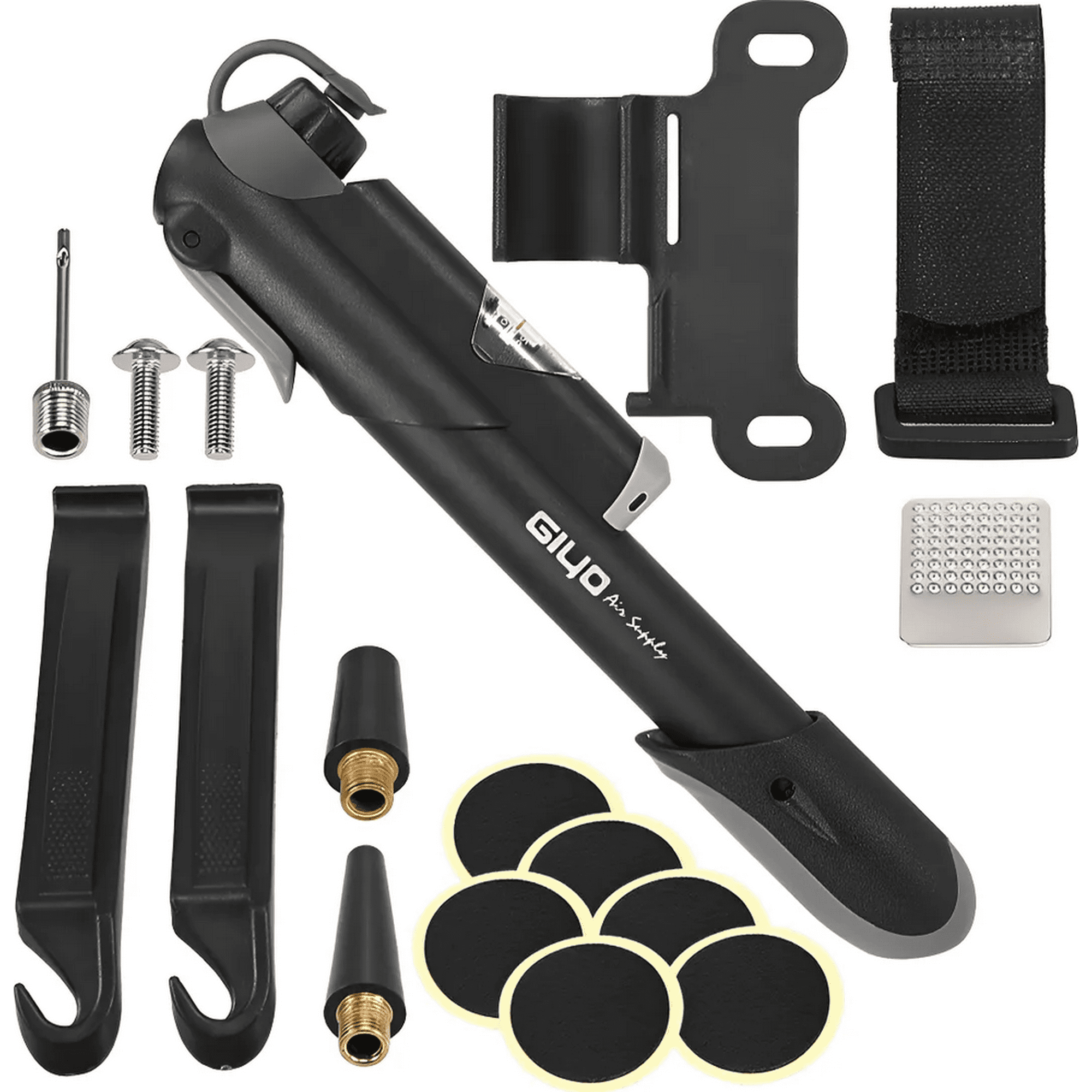 Genérico - Mini Bombines Portátil Para Bicicleta Con Manómetro 120psi