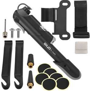 Genérico - Mini Bombines Portátil Para Bicicleta Con Manómetro 120Psi