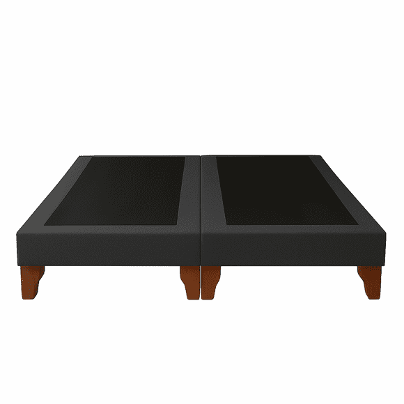 Base De Cama 2 Plazas Gris Grafito