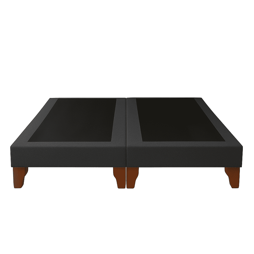 Ethan Desing - Base De Cama 2 Plazas Gris Grafito