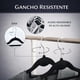 thumbnail image 4 of Set 20 Colgadores Ropa Terciopelo Antideslizantes Negro, 4 of 9