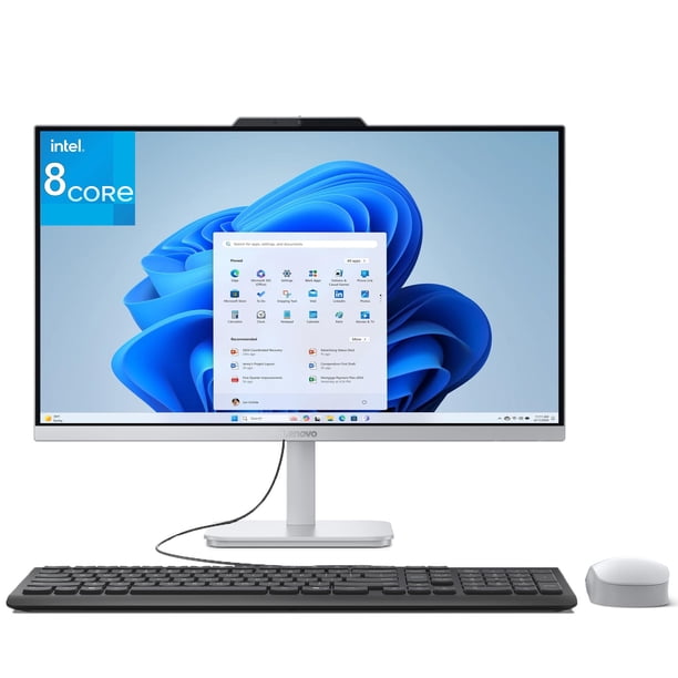 Computadora de escritorio todo en uno Lenovo de 24" i3-305, 8 GB, 512 GB SSD, Windows 11