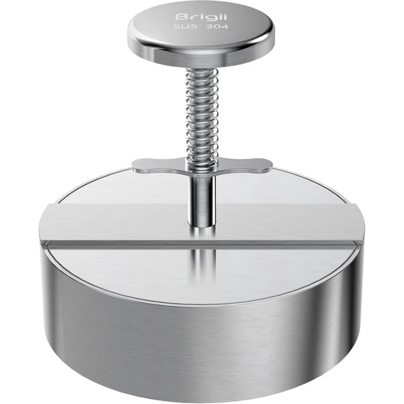 Prensa para Hamburguesas Brigii Acero 304 100 g a 400 g