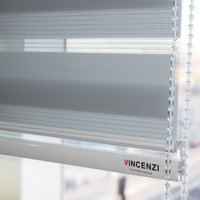 Vincenzi - Cortina Roller Duo Gris 140X240Cm