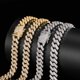 thumbnail image 5 of Ancho 12MM Iced Out Miami Cuban Link Chain para Hombre, Collar de Cadena para Hombre Brillante de 16-24 Pulgadas, Sólido Grueso Grande Hip Hop Cuban Link Chains, Caja de Regalo Incluida, 5 of 8