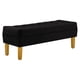 thumbnail image 2 of Banqueta Wood 2c Felpa 01 Negro, 2 of 4