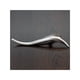 thumbnail image 1 of Pinza Metálica Grande De Cabello Curveada Tono Mate Plateada, 1 of 2