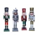 thumbnail image 3 of 4 Piezas De Figuras De Cascanueces De 12 Pulgadas, Figuras Decorativas De Navidad, Decoración Hecha A Mano, Estilo I, 3 of 5