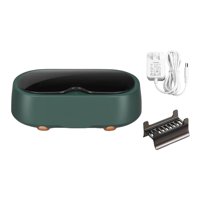 Magideal - Limpiador Ultrasónico Eléctrico Portátil, Limpiador De Joyas De 47 Khz, Limpieza De Gafas Con Soporte, Mini Para Anillos, Relojes, Monedas, Gafas, Verde