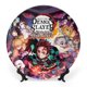 thumbnail image 1 of Demon Slayer Plato decorativo de porcelana fina (bone china), plato decorativo de cerámica para hogar, oficina, soporte de pared, platos decorativos para dormitorio - 6 pulgadas (15 cm), 1 of 6