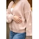thumbnail image 2 of sweater palo rosa con estrellas y botones - MM SHOP, 2 of 3