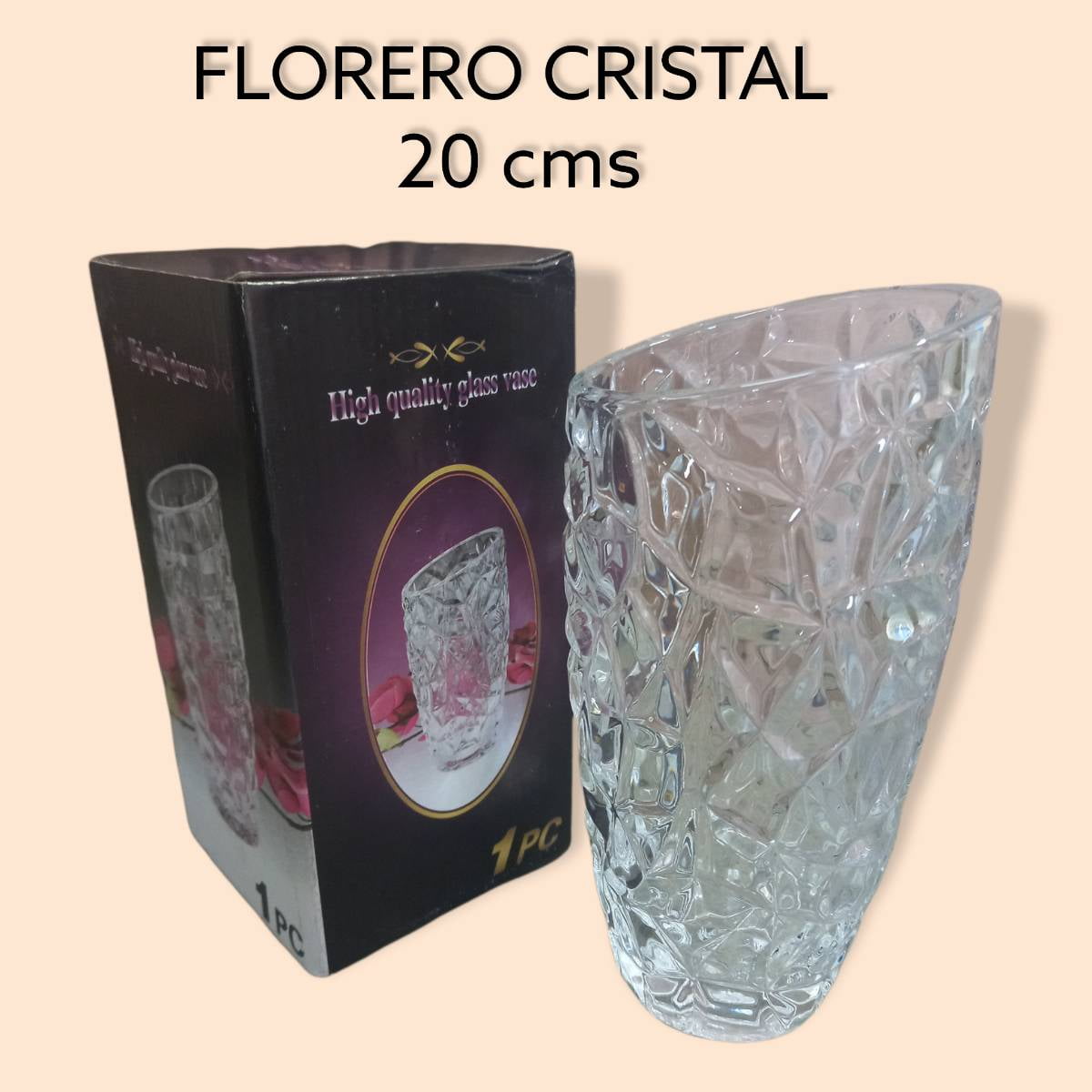 Mundo Eve - Florero Cristal 20 Cm