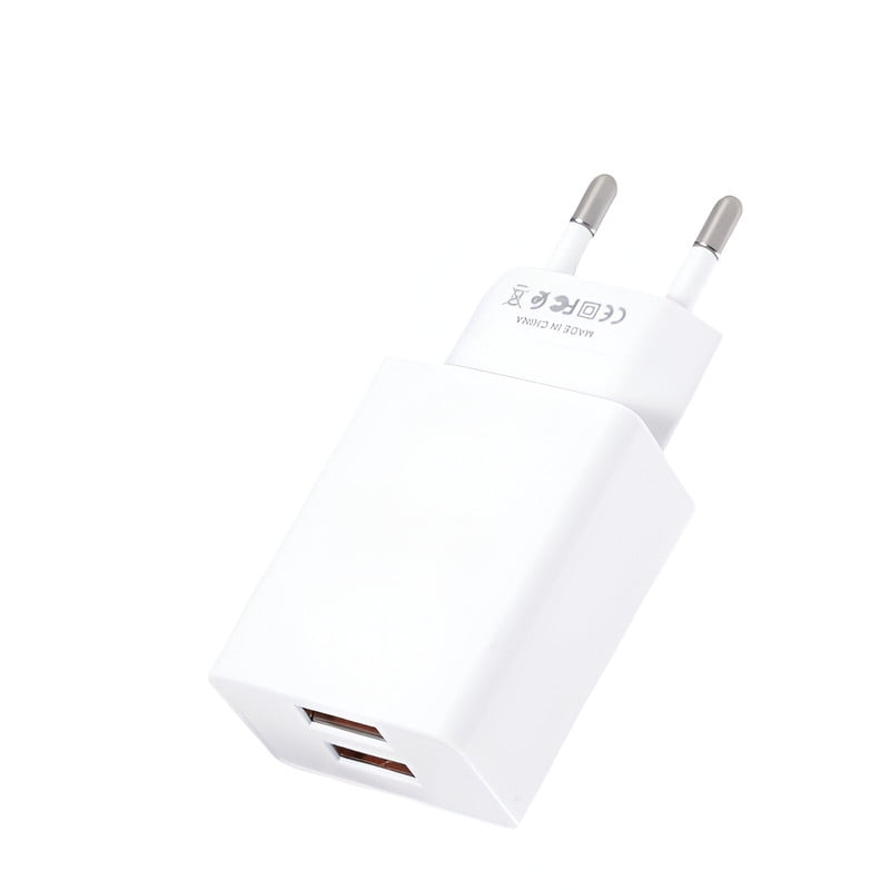 Genérico - Set 2 Cargador Adaptador X2 Usb Carga Rapida Lau