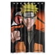 thumbnail image 1 of Cortina de ducha Naruto Uzumaki, juego de cortina de baño con ganchos, tamaño 48 x 72 pulgadas, 1 of 3