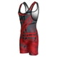 thumbnail image 1 of Singlete de lucha Matman The Tilt negro rojo 5X‑pequeña, 1 of 4
