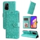 thumbnail image 3 of Funda tipo cartera FOXDOCK para OPPO A94 5G , diseño girasol en relieve, cuero PU, cierre magnético, soporte y tarjetero, 3 of 5