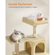 thumbnail image 3 of Cat Tree Feandrea Cat Tower, de felpa, 140 cm, con rascadores, 3 of 7