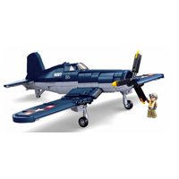 Sluban - Avión Caza Usnavy F-4U Corsair, Compatible Lego