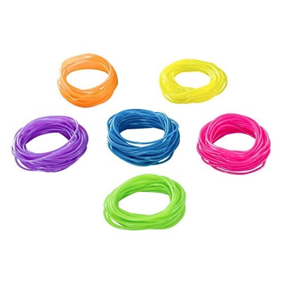 Pulseras Super Z Outlet de los 80, coloridas estrellas del rock pop retro