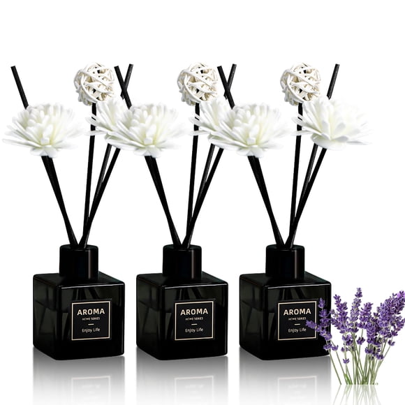 Difusor de Varillas Pierides Pack de 3 - 150 ml Aroma a Lavanda