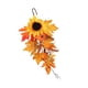 thumbnail image 3 of Fall Harvest Floral Teardrop Swag Maple Leaf Para Acción De Gracias Halloween, 3 of 5