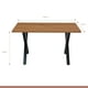 thumbnail image 5 of Comedor Mesa Color Madera y Metal Cross 140x90 + 6 Sillas Crossback Madera Rattan Natural, 5 of 8