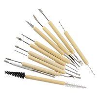 Bothyi - Juego De Escultura De Arcilla De 11 Piezas, Herramienta De Cerámica De Cera Para Artistas De Cerámica Diy