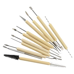 Bothyi - Juego De Escultura De Arcilla De 11 Piezas, Herramienta De Cerámica De Cera Para Artistas De Cerámica Diy