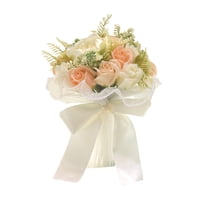 Magideal - Ramo De Boda Nupcial Flores Artificiales Flor Centro De Mesa Florales Decorativas Para La Celebración Fiesta De La Decoración De La Mesa De Comedor Color C