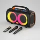 thumbnail image 5 of Parlante Karaoke Bluetooth Portátil 2 Micrófonos Zqs-l19, 5 of 8