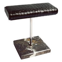 Magideal - Soporte De Reloj De Material Cuero Pu, Soporte De Exhibición, Base De Mármol, Organizador Negro Duradero Para Scrunchie, Organización Para Hogar, , , Patrón De Patrón De Cocodrilo