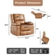thumbnail image 3 of Sillón reclinable Power Lift GarveeHome, masaje térmico, piel sintética, 3 of 3