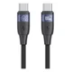 thumbnail image 1 of Cable Carga Rápida Usb-c A C Antinudos 100w 1,2m Usams Sj632 Negro, 1 of 8