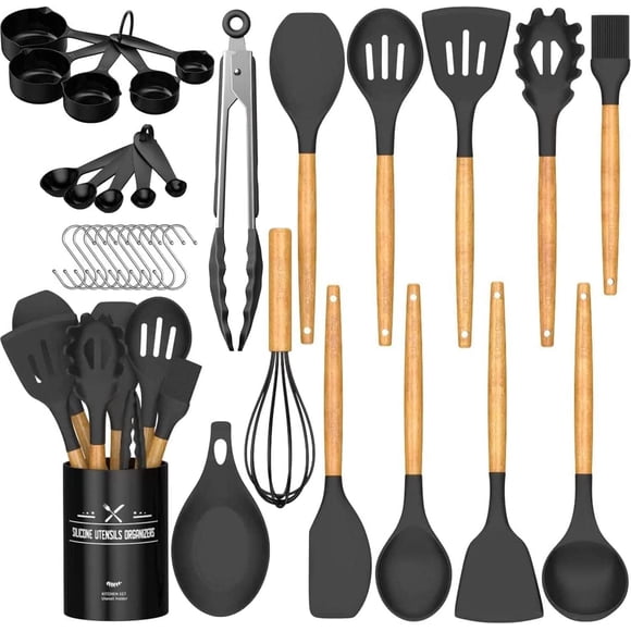 Juego de utensilios de cocina Umite Chef, 33 piezas con soporte