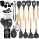 thumbnail image 1 of Juego de utensilios de cocina Umite Chef, 33 piezas con soporte, 1 of 7