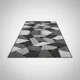 thumbnail image 3 of Alfombra Pasillera 3d Wm 60x180 Cm Decorativa 1.8 M 60 Cm Cuadrados Gris Con Negro, 3 of 3