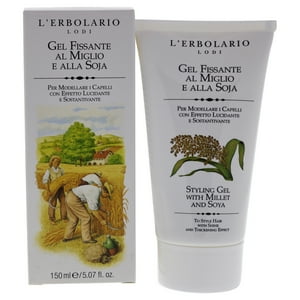 Lerbolario - Gel De Peinado - Mijo Y Soja De Para Unisex - Gel De 5,07 Oz