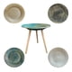 thumbnail image 1 of Mesa Lateral Dorada Tejida Mesa De Centro Decoración 30cm dorado, 1 of 2