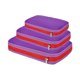 thumbnail image 4 of Cubos De Embalaje De Compresión De 3 Uds, Reutilizables Expandibles Para Senderismo, Viajes, Camping, Violeta, 4 of 5