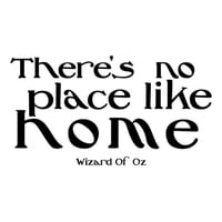 Rienda Libre Graphics - Decomural No Place Like Home Wizard Of Oz Ws-34167