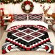 thumbnail image 1 of Set Hawaiian Style Ethnic Pattern Fabric Printed Duvet Cover Set Bedding Set Duvet Cover + Pillowcases Essential for All Seasons for Home Bedroom and Guest Room, 1 of 1