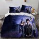 thumbnail image 1 of Wandinha bedding three piece set3D printed, lightweight and comfortable down duvet cover pillowcase bedding, 1 of 5