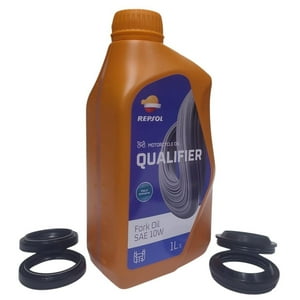 Genérico - Kit Retenes Telescopicas + Guardapolvos + Liquido Cb190R Negro