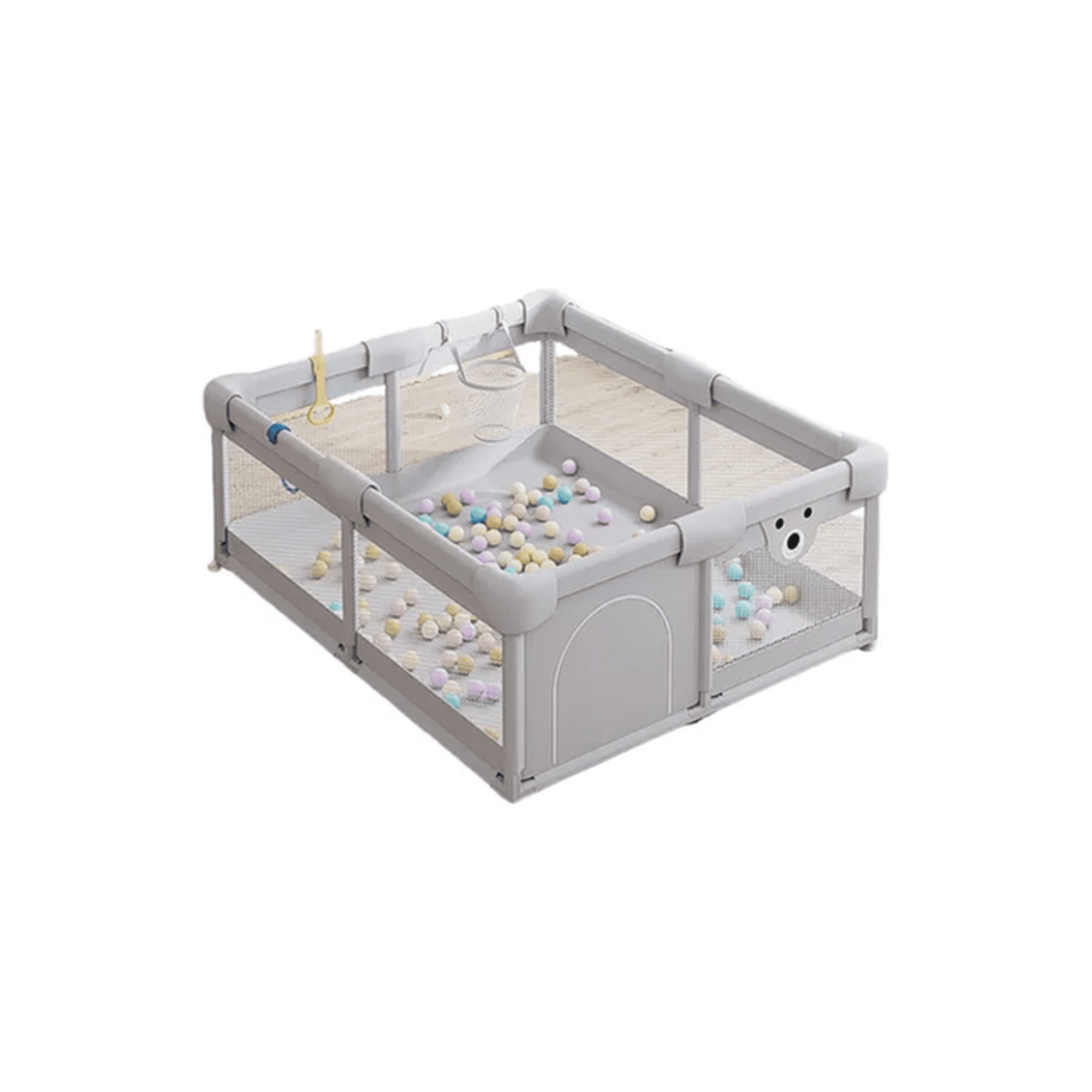 Genérico - Corral Centro De Juegos Para Bebé Con Accesorios, 150x180x65 Cm, Gris