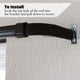 thumbnail image 4 of Barra de cortina Yafa Home Fashion, resistente, ajustable, 70 — 120 cm, 4 of 6