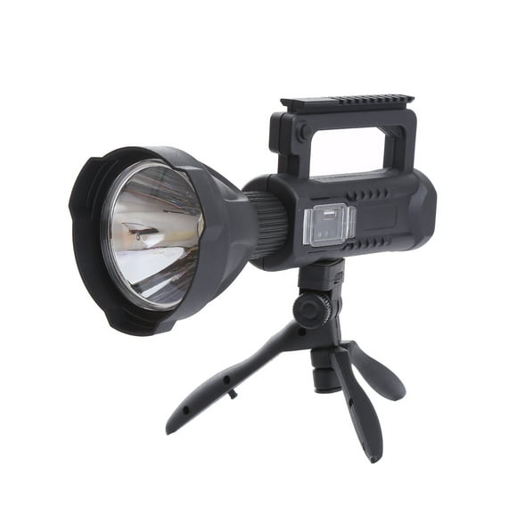 Linterna Led Largo Alcance 600 Metros Usb Trípode