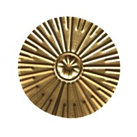 Magideal - Geométrico Montaje En Pared Arte Colgante De Pared Escultura Hierro De Oro Artesanía Fondo Para Sala De Granja Decorativo Boda Oficina C
