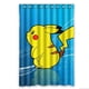 thumbnail image 1 of Cortina de ducha de Pokémon Pikachu, juego de cortina de baño con ganchos, tamaño 48 x 72 pulgadas, 1 of 3