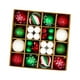 thumbnail image 4 of 44x Bolas De Navidad Adornos árbol De Navidad Decoración Colgante Para Cumpleaños Rojo Verde Blanco, 4 of 5